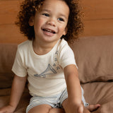 SHORTIE PYJAMA SET | Jazz Rhythm Print-Web-hover