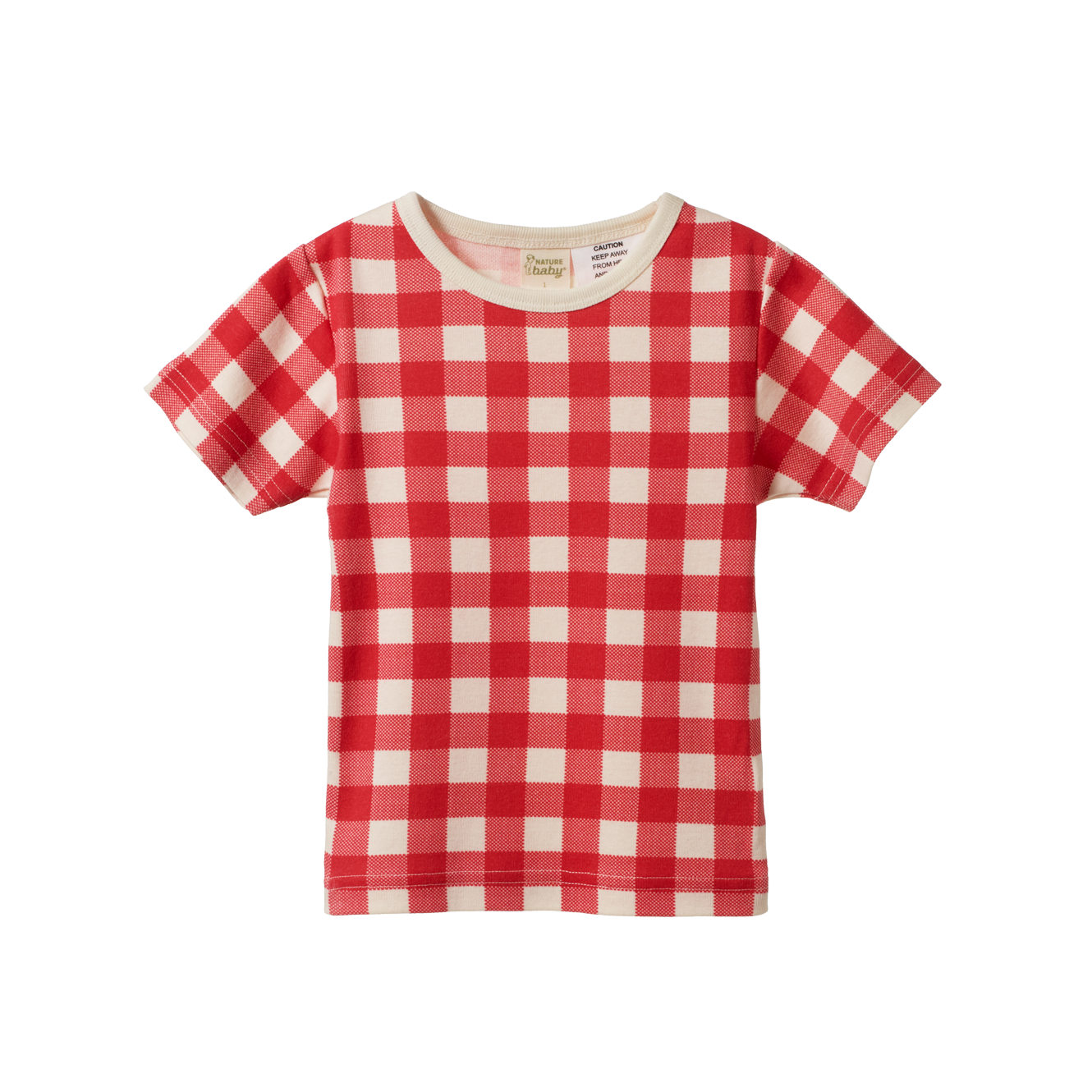 SHORTIE PYJAMA SET | Red Crispin Check-Extra Img - 4