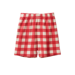 SHORTIE PYJAMA SET | Red Crispin Check-Extra Img - 5