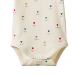 SHORT SLEEVE BODYSUIT | Delphine Print-Extra Img - 1