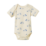 SHORT SLEEVE BODYSUIT | Dog Walk Print-Web-front