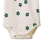 SHORT SLEEVE BODYSUIT | Flora Natural Print-Extra Img - 1