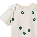 SHORT SLEEVE BODYSUIT | Flora Natural Print-Web-hover