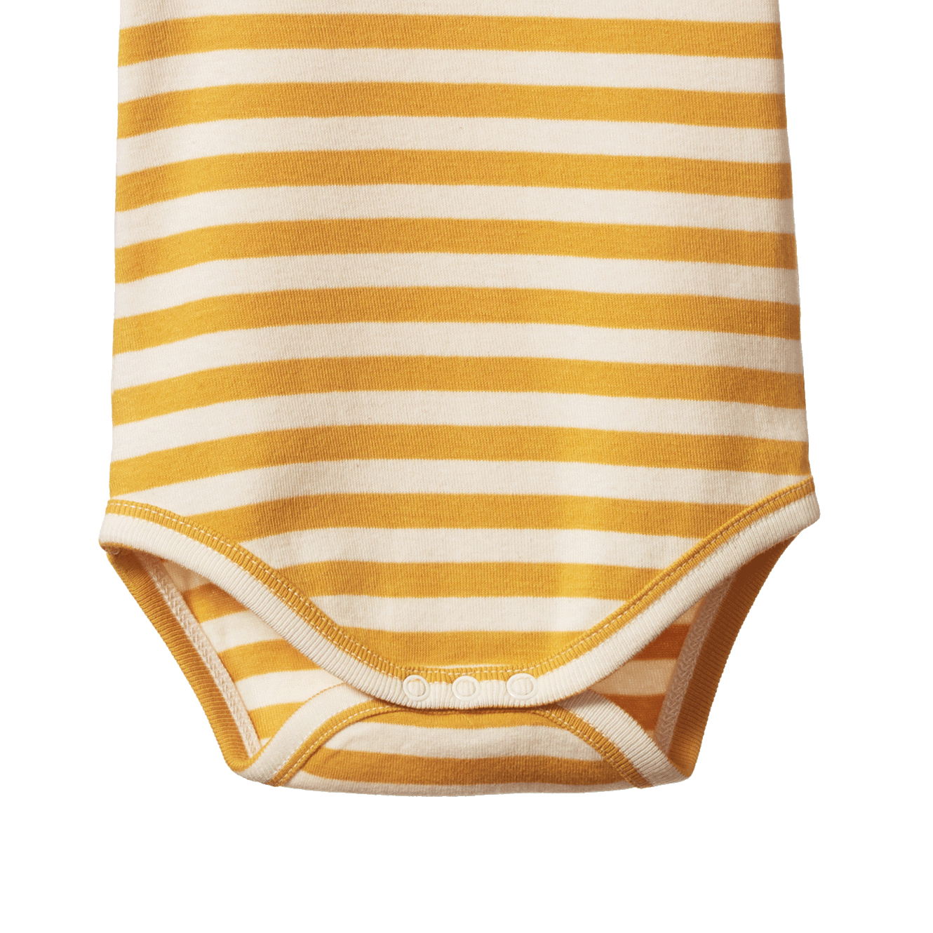 SHORT SLEEVE BODYSUIT | Golden Sea Stripe-Extra Img - 1