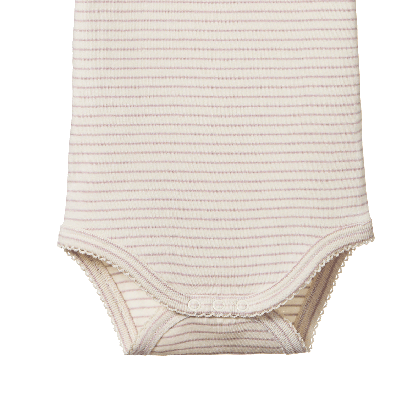 SHORT SLEEVE BODYSUIT | Lilac Pinstripe-Extra Img - 3