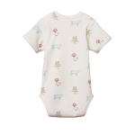 SHORT SLEEVE BODYSUIT | Nature Baby Print-Web-hover