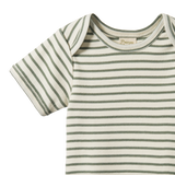 SHORT SLEEVE BODYSUIT | Nettle Sailor Stripe-Web-hover