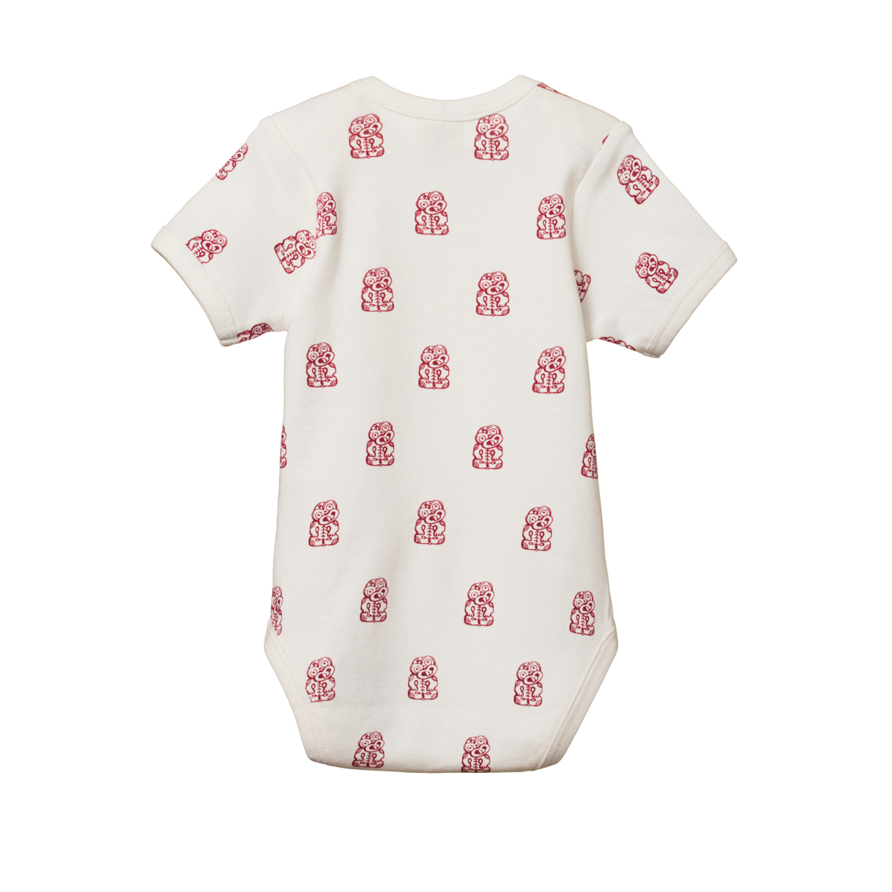 SHORT SLEEVE BODYSUIT | Tiki Print-Web-hover