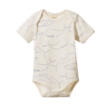 SHORT SLEEVE BODYSUIT | Whale Print-Web-front