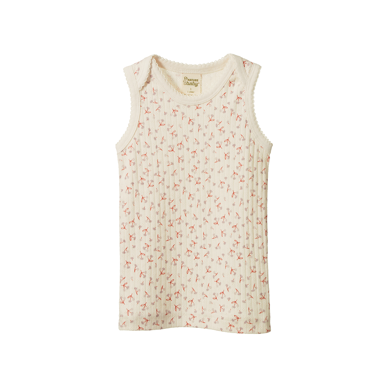 SINGLET POINTELLE | Dandelion Print-Web-front