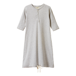 SLEEPING GOWN | Grey Marl Stripe-Web-hover
