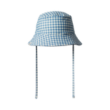 SPLASH SUNHAT | Blue Gingham-Web-front