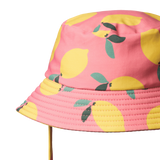 SPLASH SUNHAT | Lemmony Rose Print-Extra Img - 1