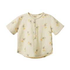 SS CARAVAN SHIRT MUSLIN | Fish Fable Print-Web-front
