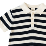 STEVIE POLO | Navy Bold Stripe-Extra Img - 1
