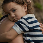 STEVIE POLO | Navy Bold Stripe-Extra Img - 2