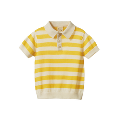 STEVIE POLO | Sunny Bold Stripe-Web-front