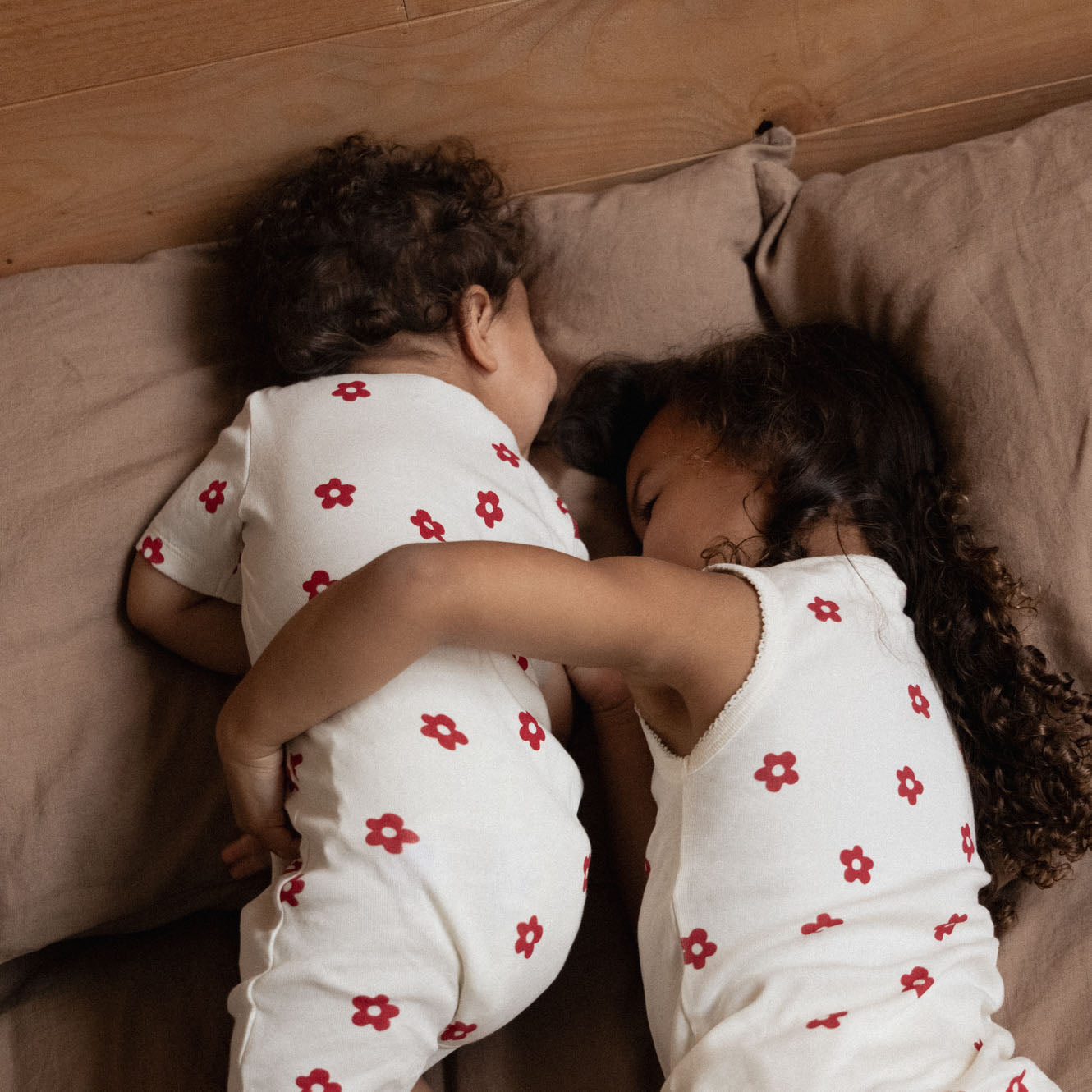 SUMMER SLEEPY SUIT | Flora Red Print-Extra Img - 1