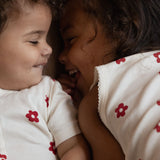 SUMMER SLEEPY SUIT | Flora Red Print-Extra Img - 3