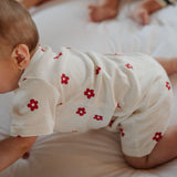 SUMMER SLEEPY SUIT | Flora Red Print-Web-hover