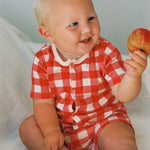 SUMMER SLEEPY SUIT | Red Crispin Check-Web-hover