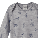 MER ESS L/S BODYSUIT | Best Friend Print Merino-Extra Img - 2