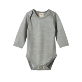 MER ESS L/S BODYSUIT | Grey Marl-Web-front