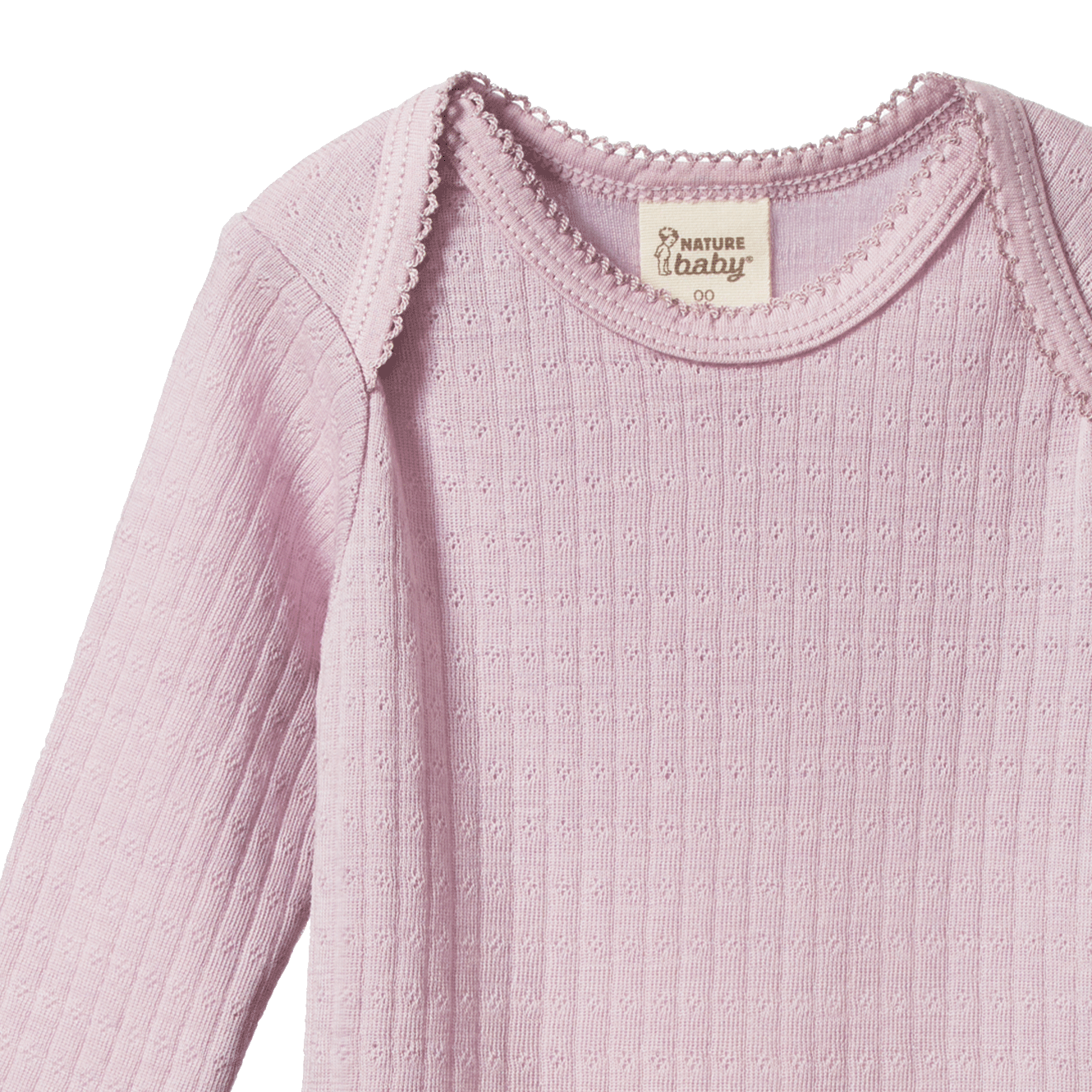 MER ESS L/S BODYSUIT POINTELLE | Lilac-Extra Img - 1