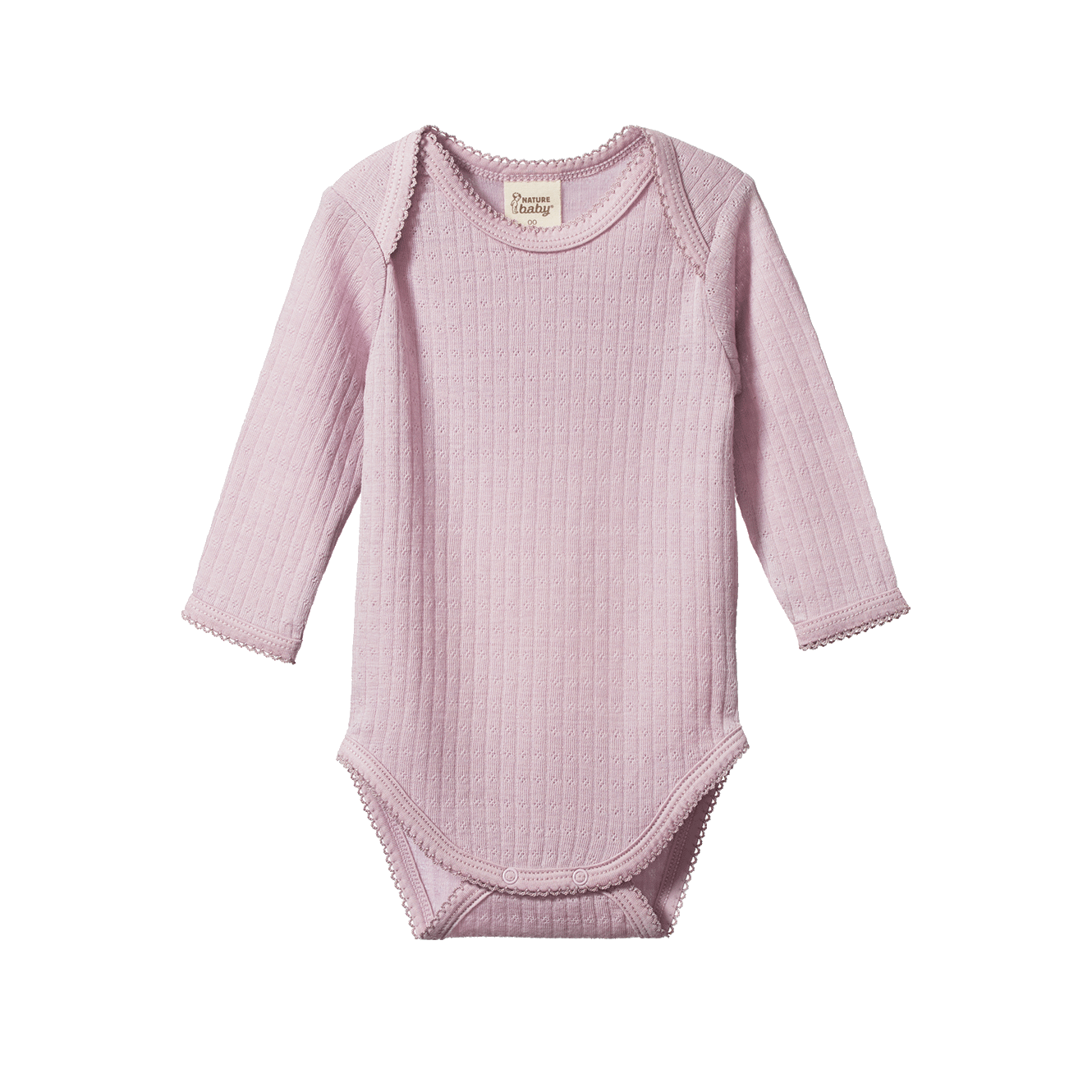 MER ESS L/S BODYSUIT POINTELLE | Lilac-Web-front