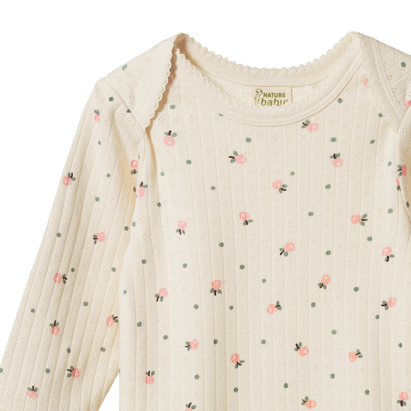 L/S BODYSUIT POINTELLE | Posey Blossom Print-Web-hover