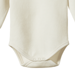 HENLEY L/S BODYSUIT WAFFLE | Natural-Extra Img - 1