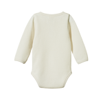 HENLEY L/S BODYSUIT WAFFLE | Natural-Extra Img - 2