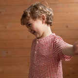 S/S CARAVAN SHIRT GINGHAM | Red Check-Extra Img - 1