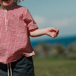 S/S CARAVAN SHIRT GINGHAM | Red Check-Extra Img - 2