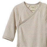 L/S KIMONO BODYSUIT | Mushroom Pinstripe-Web-hover