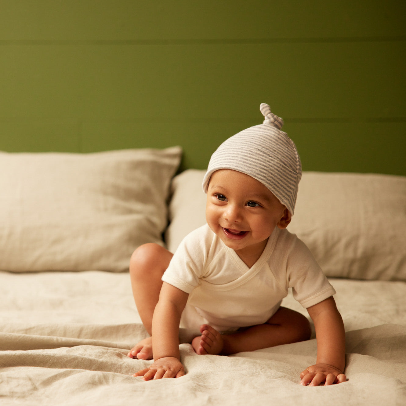 S/S KIMONO BODYSUIT | Natural-Extra Img - 1