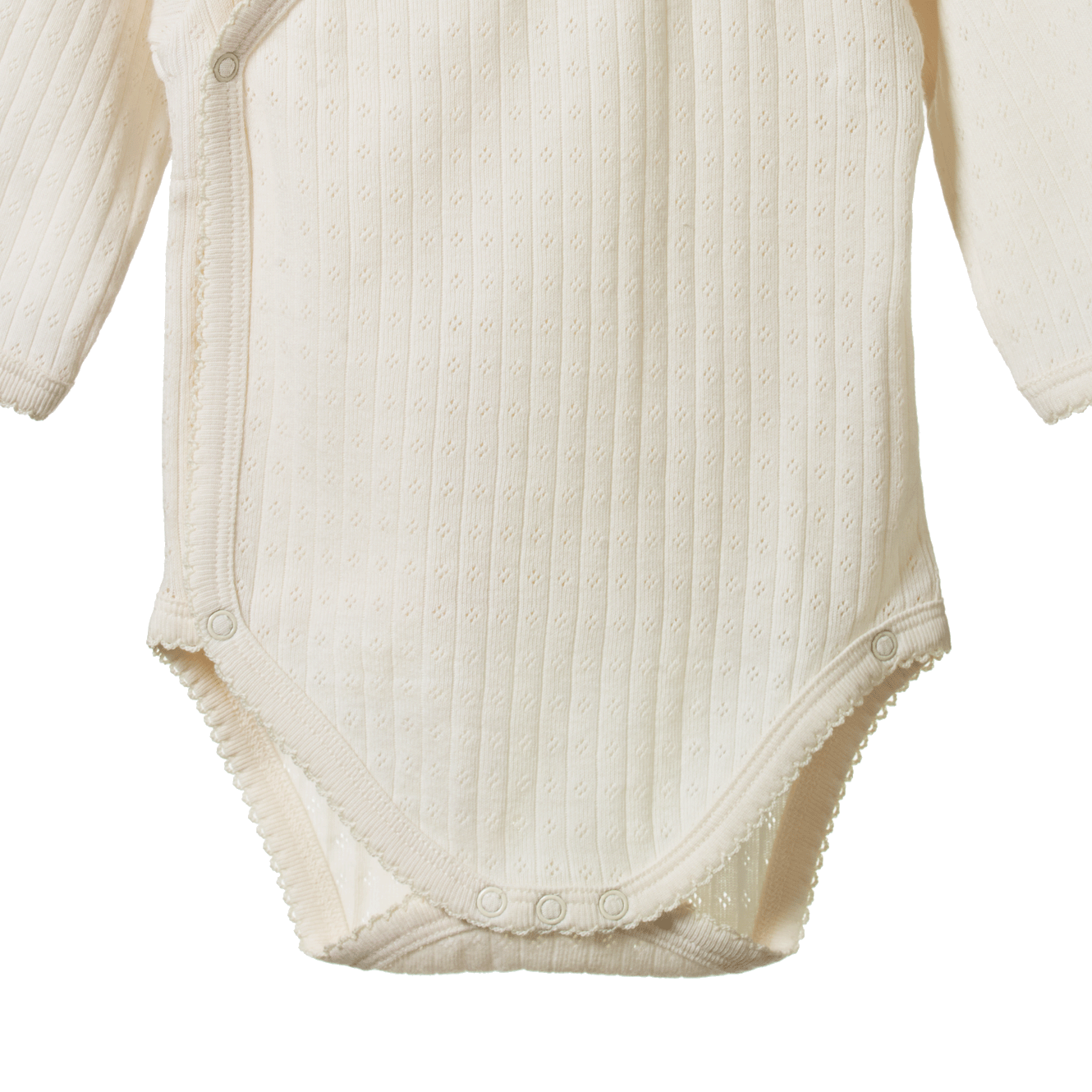 L/S KIMONO BODYSUIT POINTELLE | Natural-Extra Img - 1