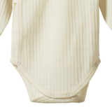 MER ESS L/S KIMONO BODYSUIT POINTELLE | Natural-Extra Img - 1