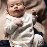 L/S KIMONO BODYSUIT POINTELLE | Posey Blossom Print-Extra Img - 1