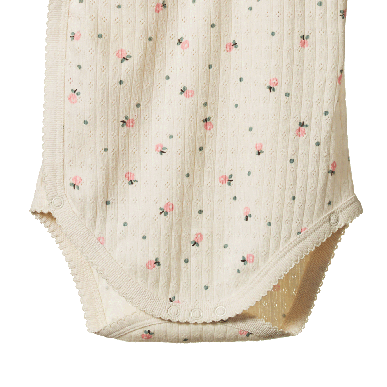 S/S KIMONO BODYSUIT POINTELLE | Posey Blossom Print-Extra Img - 1