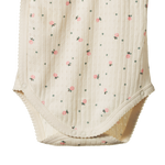 S/S KIMONO BODYSUIT POINTELLE | Posey Blossom Print-Extra Img - 1