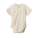 S/S KIMONO BODYSUIT POINTELLE | Posey Blossom Print-Web-front