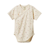 S/S KIMONO BODYSUIT POINTELLE | Posey Blossom Print-Web-front