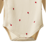 L/S KIMONO BODYSUIT | Radish Print-Extra Img - 3