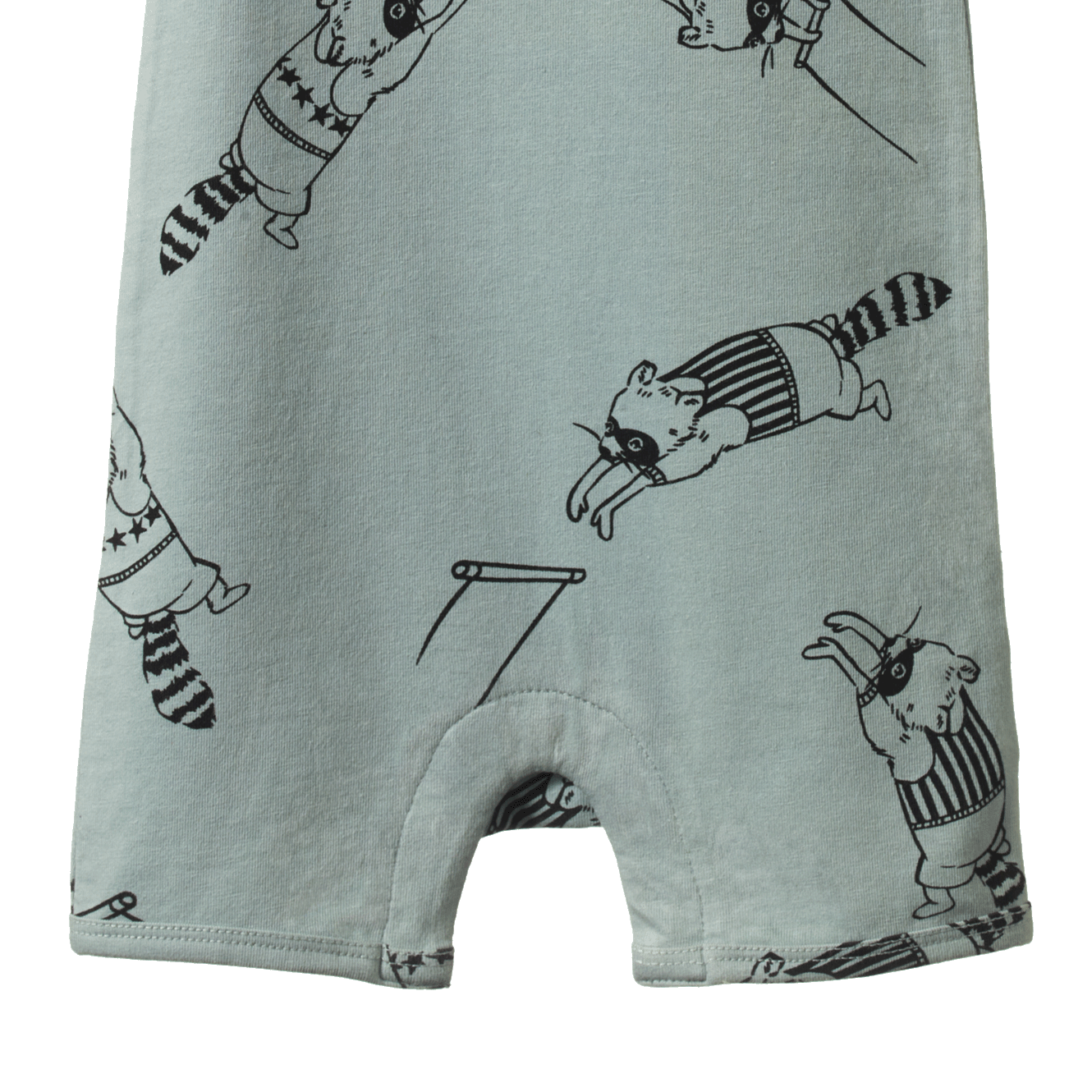 S/S QUINCY ROMPER | Raccoon Rhapsody Print-Extra Img - 1