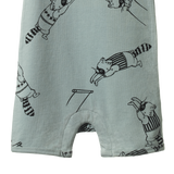 S/S QUINCY ROMPER | Raccoon Rhapsody Print-Extra Img - 1