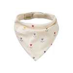 TRIANGLE BIB | Delphine Print-Web-front
