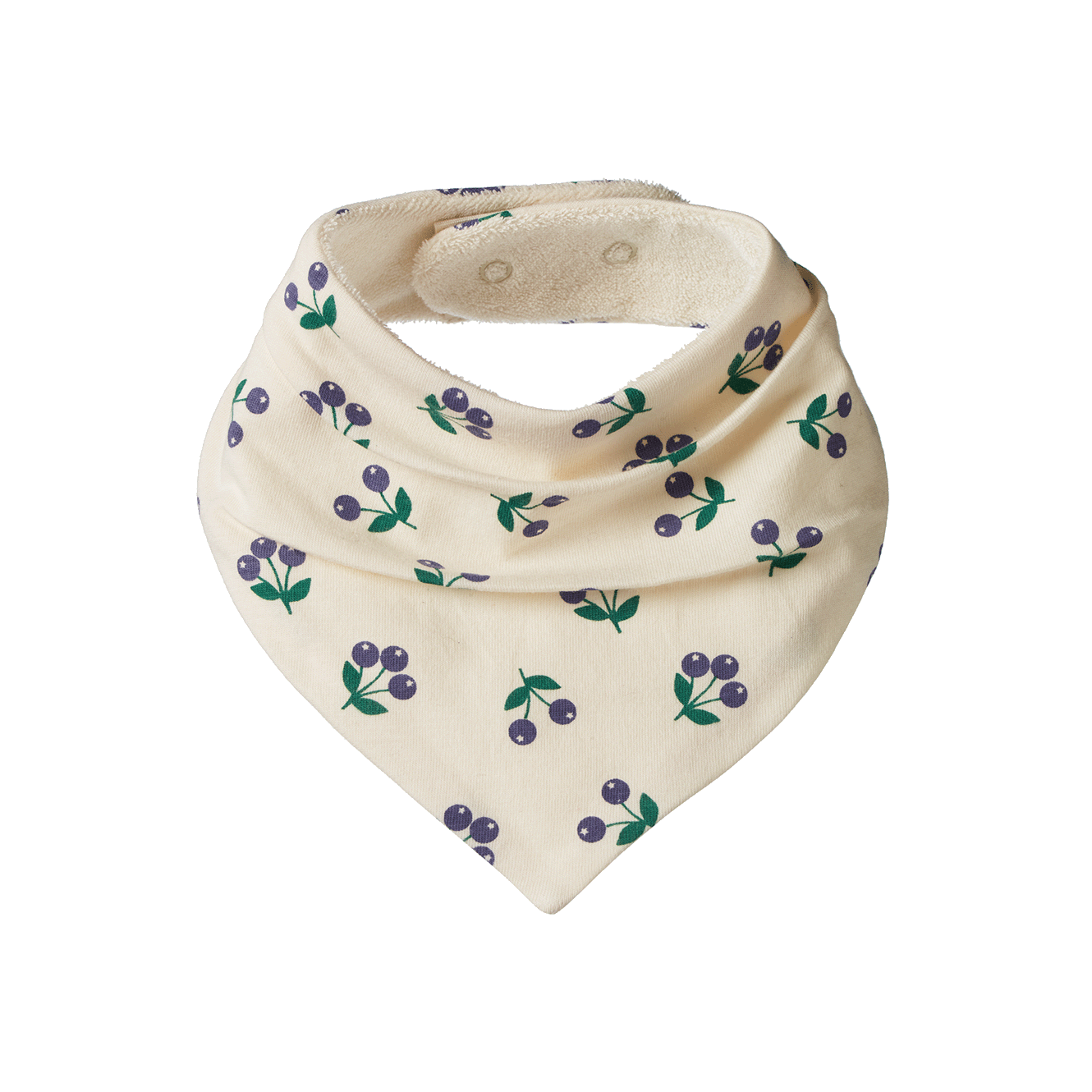 TRIANGLE BIB | Little Winter Berry Print-Web-front