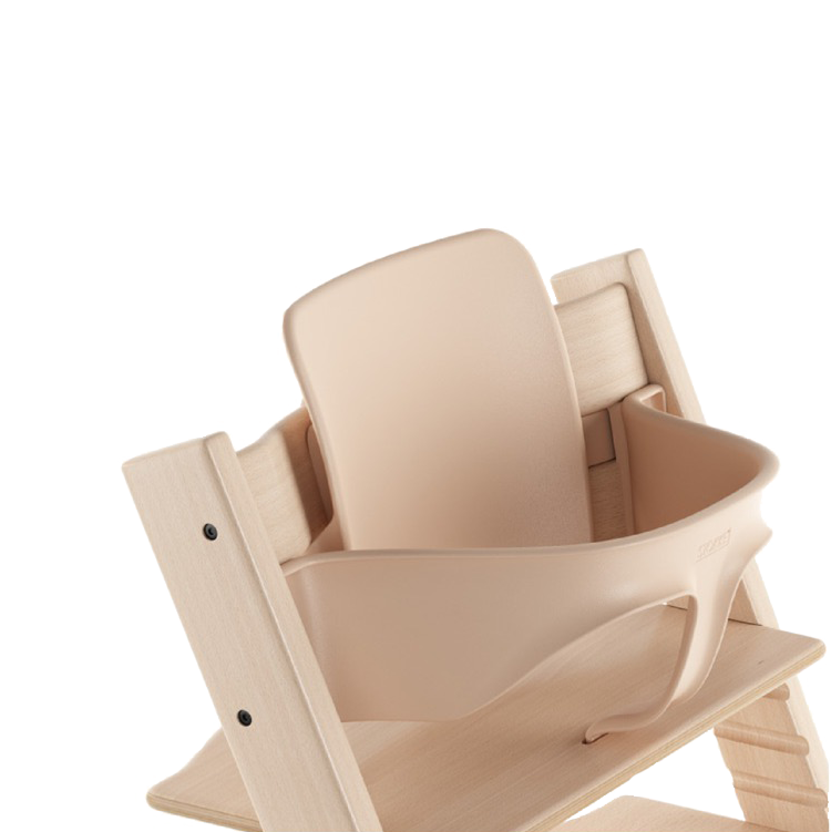 TRIPP TRAPP BABY SET w HARNESS | Natural-Web-front