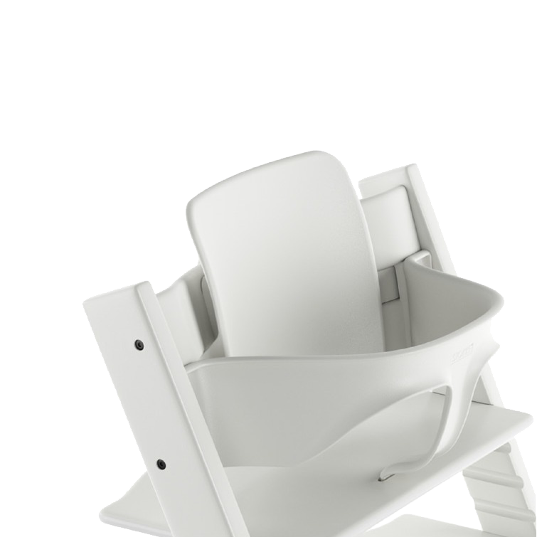 TRIPP TRAPP BABY SET w HARNESS | White-Web-front